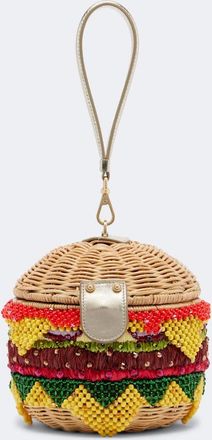 Judith Leiber Clutch Cheeseburger Deluxe con perline