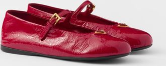 Prada Naplak patent leather ballerinas