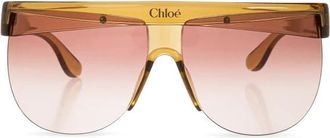 Chlo&eacute; Zonnebril - Dames - Zonnebrillen - Roze - ONE Size - Nylon - Accessoires