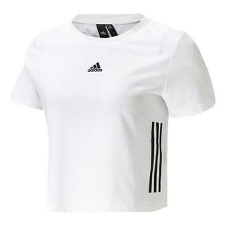 adidas (WMNS) adidas APXJ SS T-Shirt Asia Sizing White Black HF5115