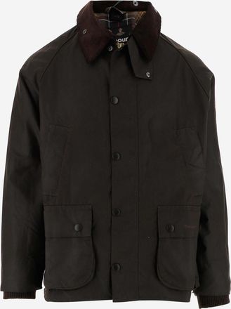 Barbour Dark Brown Embroidered Logo Jacket