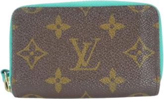 Louis Vuitton Pre-owned Wallets, female, Brown, Size: ONE SIZE Pre-owned Canvas Wallet