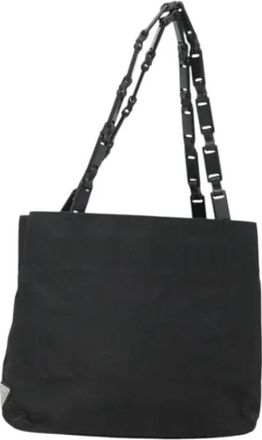 Prada Pre-owned Fabric handbags - Dames - Vintage Shopper - Zwart - ONE Size - Vintage