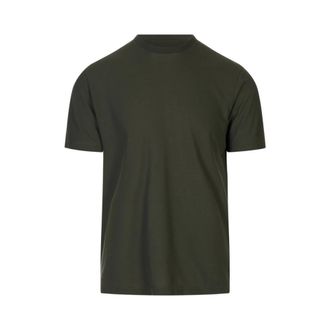 Zanone T-Shirts, male, Green, Size: 3XL Slim fit IceCotton T-shirt