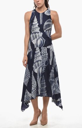 Stella McCartney Silk Flared Dress ANABELLE With Pattern Stella McCartney