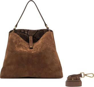 Gianni Chiarini Fiona Schoudertas - Dames - Schoudertassen - Bruin - ONE Size - Leer - Tassen