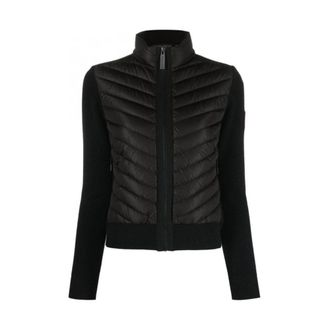 Canada Goose Zip-throughs, female, Black, S, Hybridge Knit Jacket