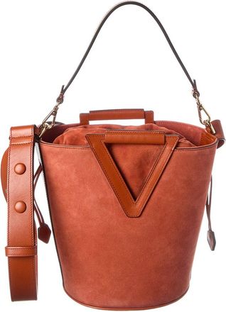 Roger Vivier Suede Bucket Bag