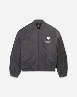 adidas Men s Willy Chavarria Bomber Jacket Grey