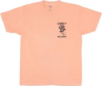Obey Hombre, Camisetas, Naranja, Talla: S