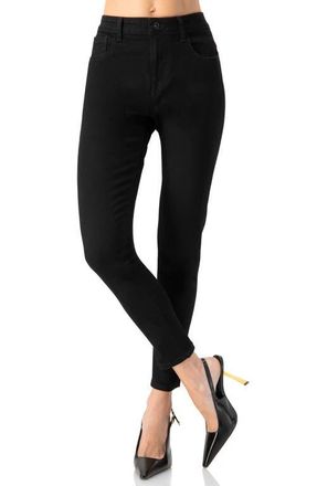 Ivonne Skinny Jeans in Black at Nordstrom, Size 14