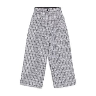 Karl Lagerfeld Wide Trousers, female, Black, Size: XS Wide Trousers