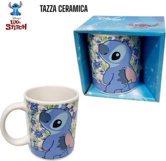 Trade Shop Trade Shop - Tazza Mug In Ceramica Lilo & Stitch 325 Ml Tazze Colazione Bambina Regalo