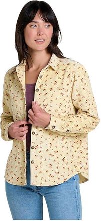 Toad&Co Cascadia Long Sleeve Shirt Womens Clothing Barley Floral Print : XS, Cotton/Hemp