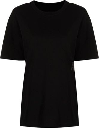 Alexander Wang T-Shirts - Dames - T-shirts - Zwart - 2XS - Katoen - Tops
