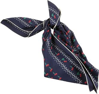 Valentino Garavani Sciarpa Cherryfic - Blu