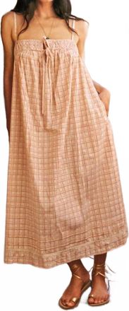 Ciao Lucia Agostina Dress In Check