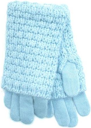 Portolano Chunky Knit Gloves in Baby Blue at Nordstrom Rack