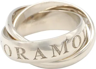 Cartier Silver White Gold (18K) Band Ring (Pre-Owned)
