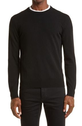 Ermenegildo Zegna Oasi Cashmere Sweater in Black at Nordstrom, Size 36 Us
