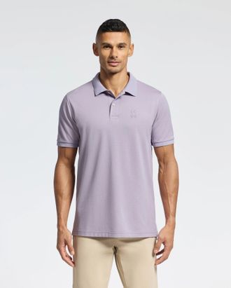 Psycho Bunny Mens James Premium Pique Polo 580 LAVENDER GRAY / XL