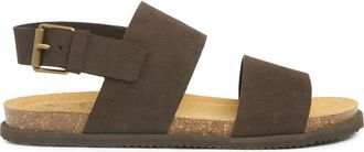 Celtic & Co. Double Strap Sandal in Chocolate Brown at Nordstrom, Size 10