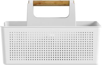 Ou Multipurpose Portable Cleaning Storage Caddy with Handle in White at Nordstrom