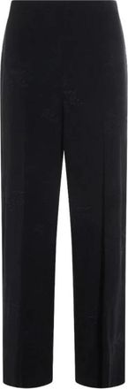 Twinset Floral Detail Broeken - Dames - Straight fit broeken - Blauw - L - Broeken