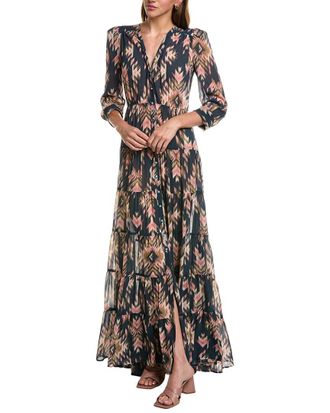 L'agence LAgence Seraphina Tiered Maxi Dress