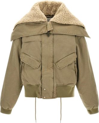 Entire studios Portal Jacket - Dames - Bomber jackets - Groen - S - Katoen - Jassen