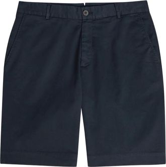 Sunspel Chino corti con bottoni - Blu