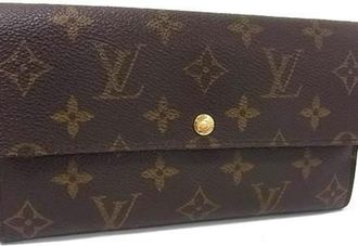 Louis Vuitton Brown Monogram Monogram Long Wallet (Bi-Fold) (Pre-Owned)