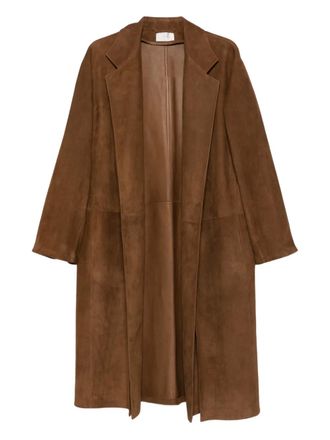The Row Serenis panelled-split coat - Brown