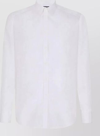 Dolce & Gabbana long sleeve poplin shirt button down collar