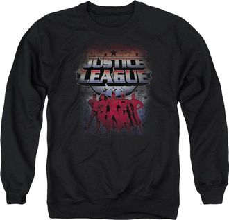 Gildan Justice League of America Star League Adult Crewneck Sweatshirt