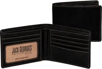 Jack Georges Voyager Bifold Wallet in Black at Nordstrom