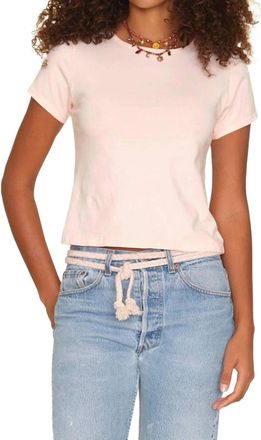 Xirena Pixie Tee In Cameo Shells