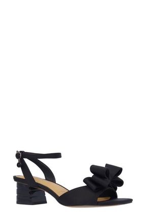 J. Reneé Novela Ankle Strap Sandal in Black at Nordstrom, Size 6.5