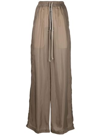 Rick Owens Broek met wijde pijpen - Grijs