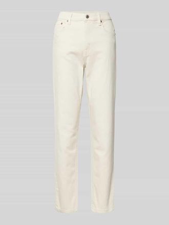 Lauren Ralph Lauren Regular Fit Jeans mit verk&uuml;rztem Schnitt in Beige, Gr&ouml;&szlig;e 42