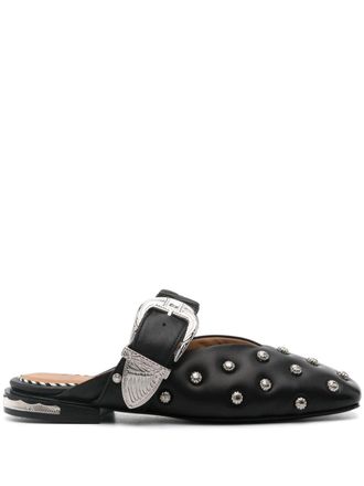 Toga Archives Mules con borchie - Nero