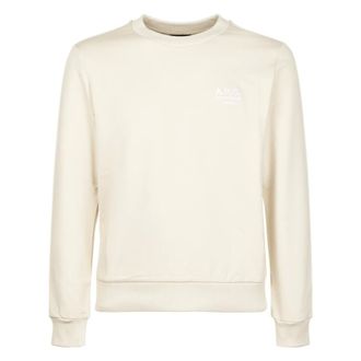 A.P.C. Sweatshirts, male, Beige, Size: XS Sweat Standard Rue Madame Gots