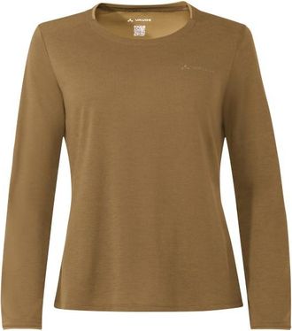 Vaude Essential L/S T-Shirt Funktionsshirt f&uuml;r Damen | braun
