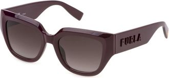 Furla SFU809V 01CK Mens Sunglasses Burgundy Size 53