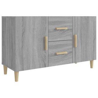vidaXL Aparador De Madera De Ingenier&iacute;a Gris Sonoma 100x36x60 Cm Vidaxl