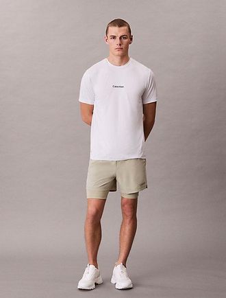 Calvin Klein Waterafstotende 2-in-1 sportshorts