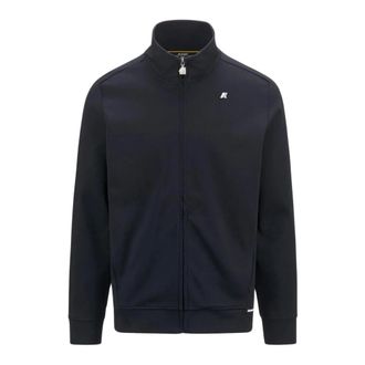 K-Way Hoodies & sweatvesten, Heren, Blauw, L, Katoen, Blue Depth Jacket