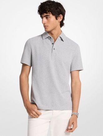 Michael Kors Stretch Cotton Polo Shirt