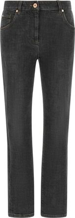 Brunello Cucinelli Mujer, Vaqueros, Gris, Talla: L
