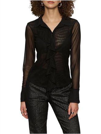 Sanctuary Dreamland Ruffle Top In Black
